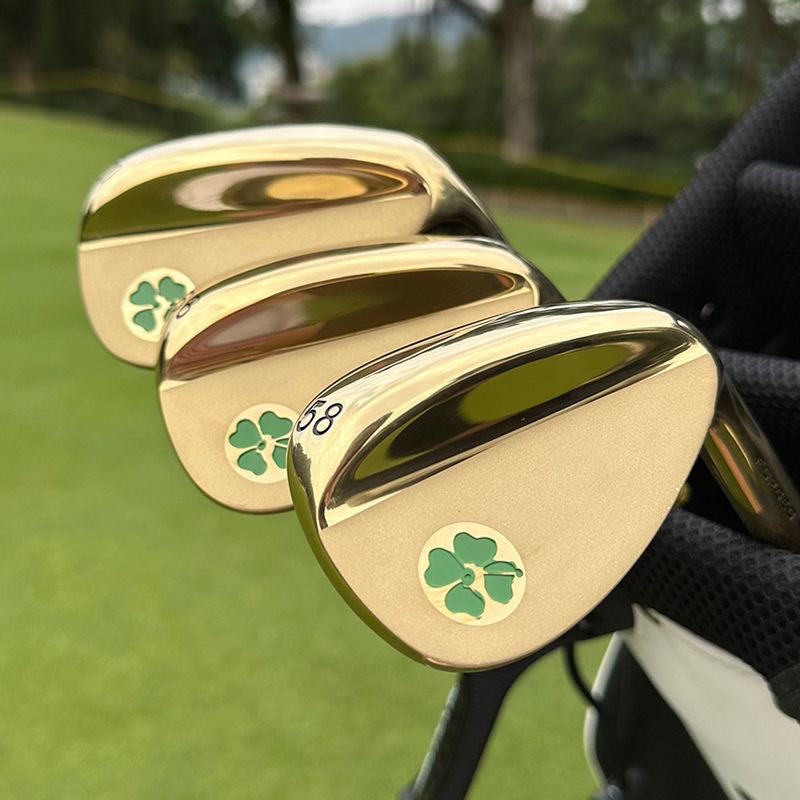 Lucky Clover Golden Golf Wedge for Men from 48 degree to 60 degree forged