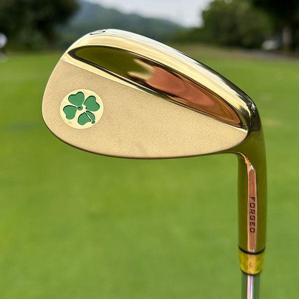 Lucky Clover Golden Golf Wedge for Men from 48 degree to 60 degree forged