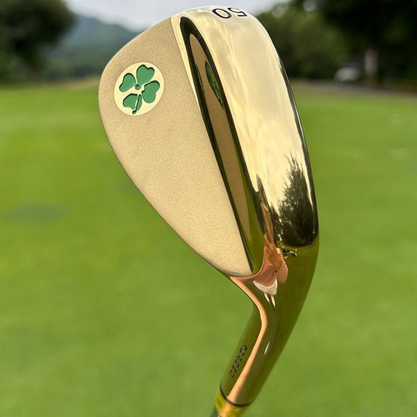 Lucky Clover Golden Golf Wedge for Men from 48 degree to 60 degree forged